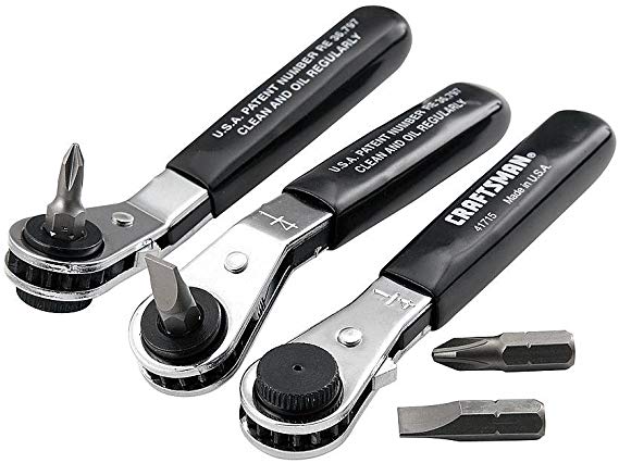 Craftsman 7 pc. Reversible/Ratcheting Screwdriver Bit Wrench Set