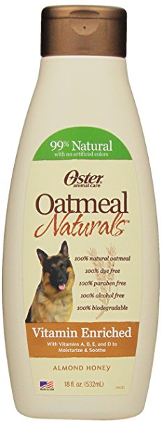 Oster Oatmeal Naturals 78590-105 Vitamin Enriched Shampoo, 18-Ounce