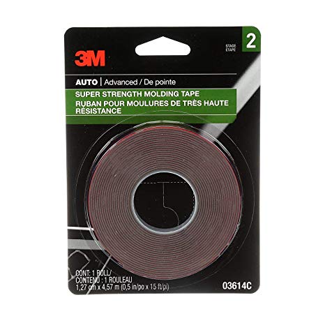 3M 03614 Scotch-Mount 1/2 x 15' Molding Tape