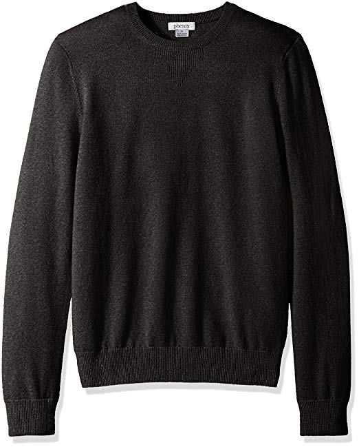 Phenix Cashmere Men's 100% Crew-Neck Sweater