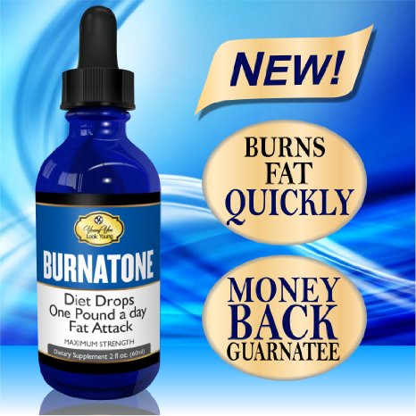 BURNATONE Highly Concentrated Appetite Suppressant Fat Burner in a liquid Form Diet Drops for Weight Loss Fast Absorbing Works immediately