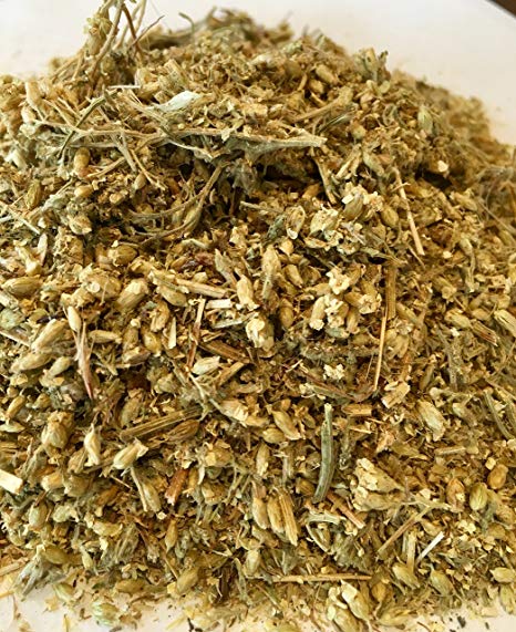 Organic Bio Herbs-Organic Dried Yarrow Cut (Achillea Millefolium) 4 Oz.
