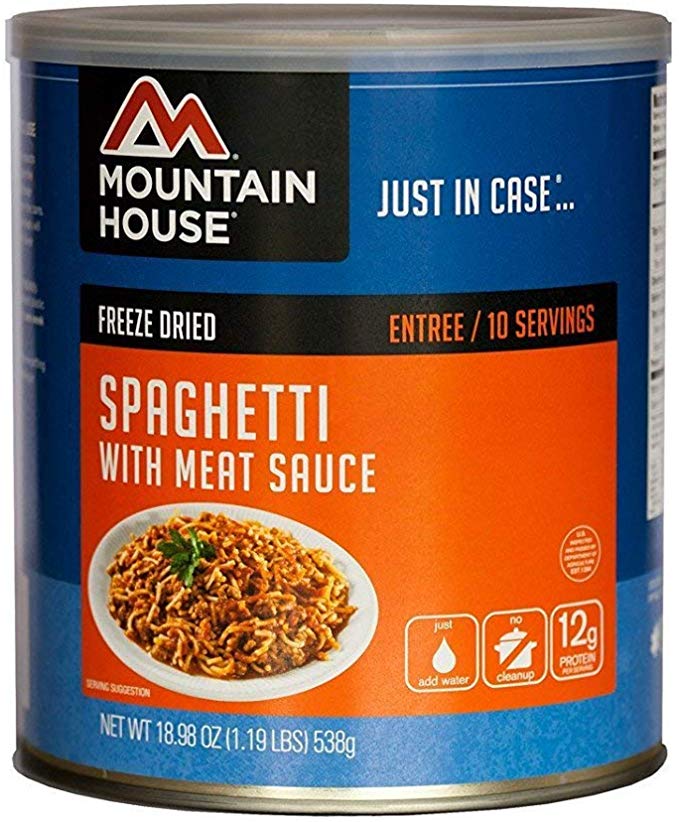 Mountain House - Spaghetti with Meat Sauce (#10 Can) - Freeze Dried Food