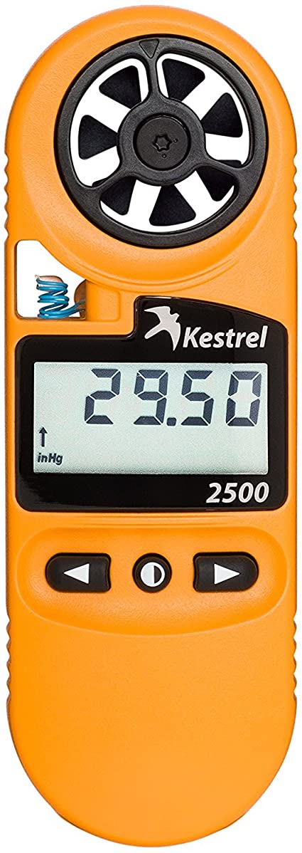 Kestrel 2500 Weather Meter, Orange