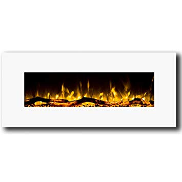 Regal Flame Ashford White 50" Log Ventless Heater Electric Wall Mounted Fireplace Better than Wood Fireplaces, Gas Logs, Fireplace Inserts, Log Sets, Gas Fireplaces, Space Heaters, Propane