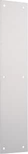 BRINKS Commercial - Commercial 15" Push Door Plate, Stainless Steel Finish - Rust and Corrosion Resistant Door Plate