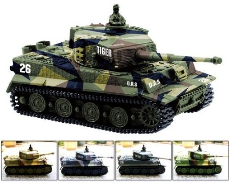 Cheerwing 172 Radio Remote Control Mini Rc German Military Tiger Tank with Sound ToysVary Colors