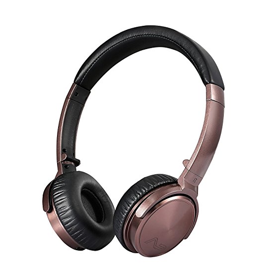 LASMEX C45 Wired Hifi Headphones with Microphone and Volume Control, Foldable On-ear Headphones, Lightweight Stereo Headsets with Travel Case