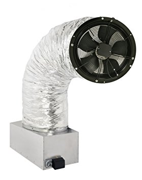 Centric Air 2.7A Whole House Fan Includes Two Speed Wireless Remote Control With Timer and Power Actuated Cold Climate Damper