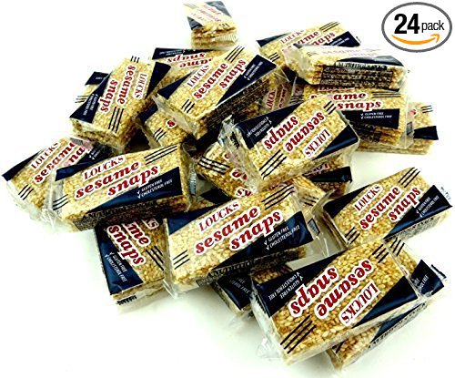 Loucks Sezme Sesame Snaps, 1.4 oz Packages in a Gift Box (Pack of 24)