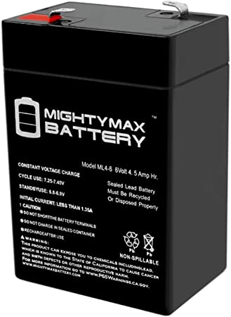 Mighty Max Battery Battery SW645 SUNNYWAY SHENZHEN 6V 4.5AH Each Brand Product