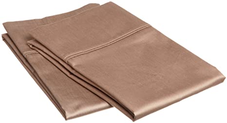 Microfiber Standard Pillowcase Set Solid, Taupe