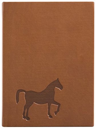 Eccolo Essential Collection 5 x 7 Inches Lined Journal, Horse
