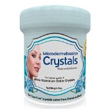 NeedCrystals Microdermabrasion Crystals Exfoliating Facial Scrub Skin Care Reduces Appearance of Acne Scars Blackheads Wrinkles Stretch Marks White Aluminum Oxide Crystals Microdermabrasion Scrub 8 oz