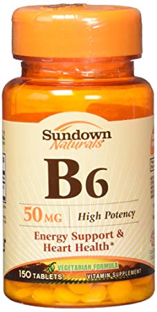 Sundown B-6 50 mg Tablets 150 Tablets