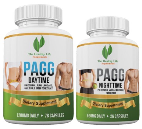 Ultimate PAGG Stack Formula - Blend of 8 Potent Dietary Supplements - Helps to Build Muscle and Increase Weight Loss