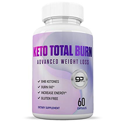 Keto Pills from Shark Tank - Advanced Weight Loss - Boosts Energy & Metabolism - Burn Fat Fast - Natural Appetite Suppressant - Best Keto Supplement - Keto Total Burn - 60 Capsules