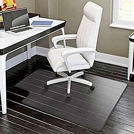 Sturdy Desk Chair Mat For Hardwood Floors Transparent Non Slip Premium Quality Floor Mat 36" X 48"