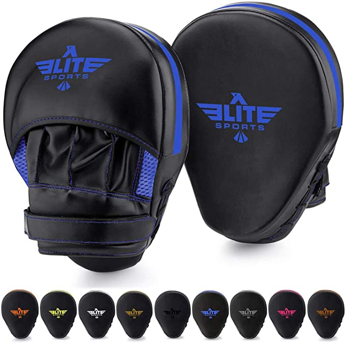 Elite Sports Boxing Mitts for Muay Thai MMA Sparring Training Punching Focus Punch Target Mitts and Pads