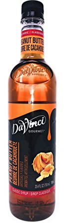 DaVinci Gourmet Classic Peanut Butter Syrup, 750 mL Plastic Bottle