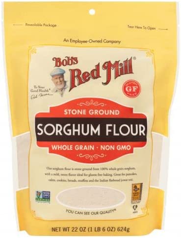 Bobs Red Mill Gluten Free Sorghum Flour 652g (Pack of 1), White