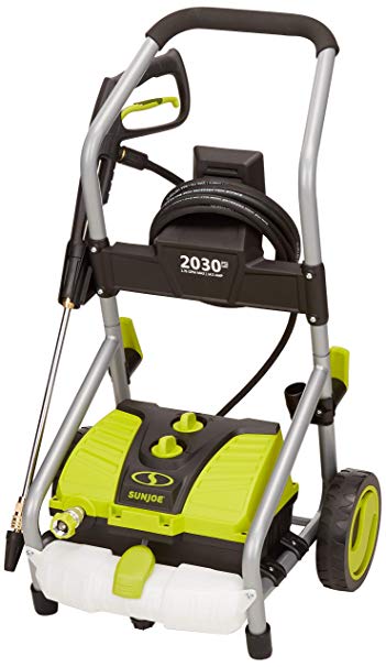 Sun Joe SPX4000-PRO 2030 PSI 1.76 GPM 14.5-Amp Electric Pressure Washer, w/Turbo Head Spray Nozzle (Renewed)