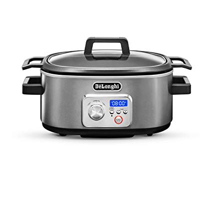 De'Longhi CKS1660D Livenza Programmable Slow Cooker with Stovetop-Safe Pot