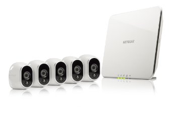 Arlo Smart Security & Surveillance System, Indoor/Outdoor, White (VMS3530-100NAS)
