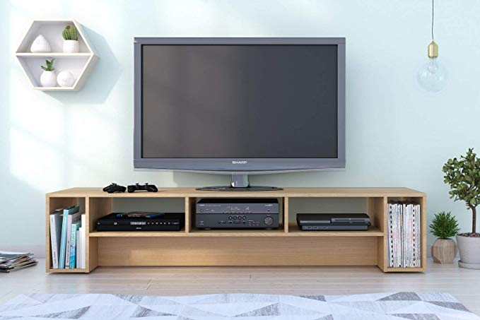 Nexera 110005 Rustik 72-inch, Natural Maple TV Stand