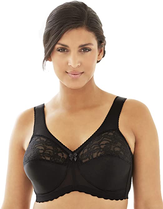 Glamorise Women's Full Figure Plus Size MagicLift Original Wirefree Support Bra #1000