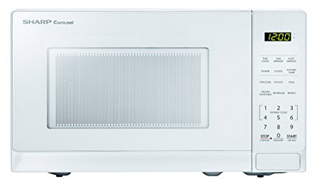 Sharp Microwaves ZSMC0710BW Sharp 700W Countertop Microwave Oven, 0.7 Cubic Foot, White