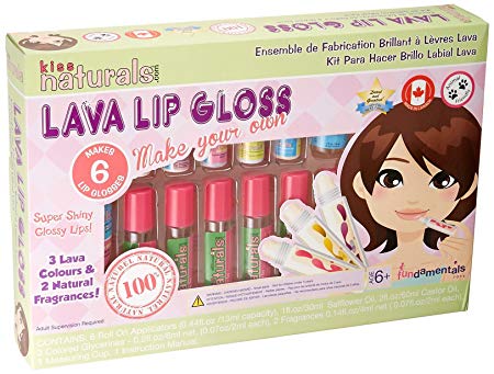 DIY Lava Lip Gloss Craft Making Kit for Girls - All Natural