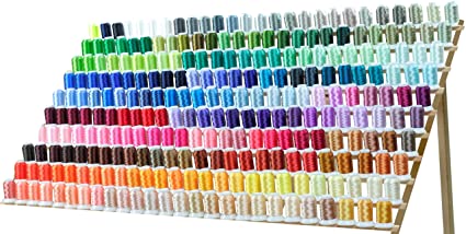 260 Spools Polyester Machine Embroidery Thread Set 40wt Compatible with Brother Babylock Janome Singer Pfaff Husqvarna Bernina Machines