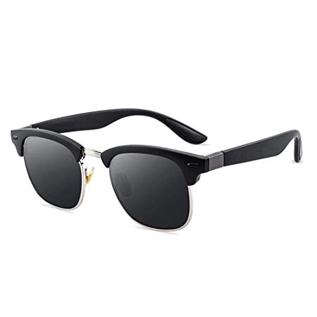 Hamkaw Blenders Eyewear Sunglasses Polarized Mirrored Sun Glasses - 100% UV Blocking Outdoor - Retro Blenders Eyewear For Women Men