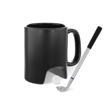 KOVOT Executive Tabletop Golf Mug - With Golf Club Pen