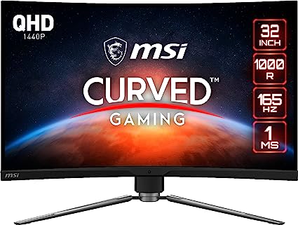 MSI - MPG ARTYMIS 323CQR 32" LED Curved QHD FreeSync Monitor (DisplayPort, HDMI, DVI)