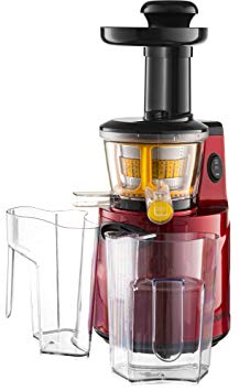 Gourmia GSJ200 Masticating Slow Juicer, Max Nutrient Fruit and Vegetable Juice - UK Plug