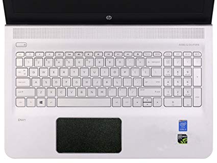 BingoBuy 5-packs Customized Trackpad Touchpad Cover Skin Protector Sticker for 15.6'' HP Envy 15-ae m6-ae m6-p series, e.g.15-ae065sa, m6-ae151dx, m6-p114dx (matte black)