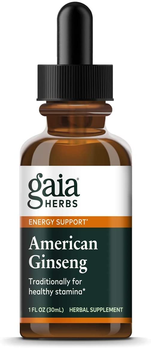 Gaia Herbs American Ginseng, Liquid Supplement, 1 Ounce - Supports Immune System & Stress Adaptation