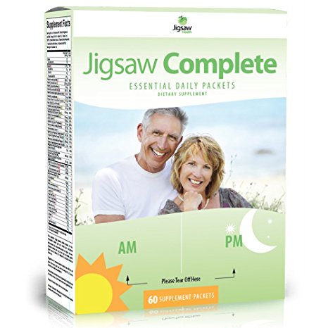 Jigsaw Health Complete Essential Multivitamin Supplement Daily Packets, 60 Count