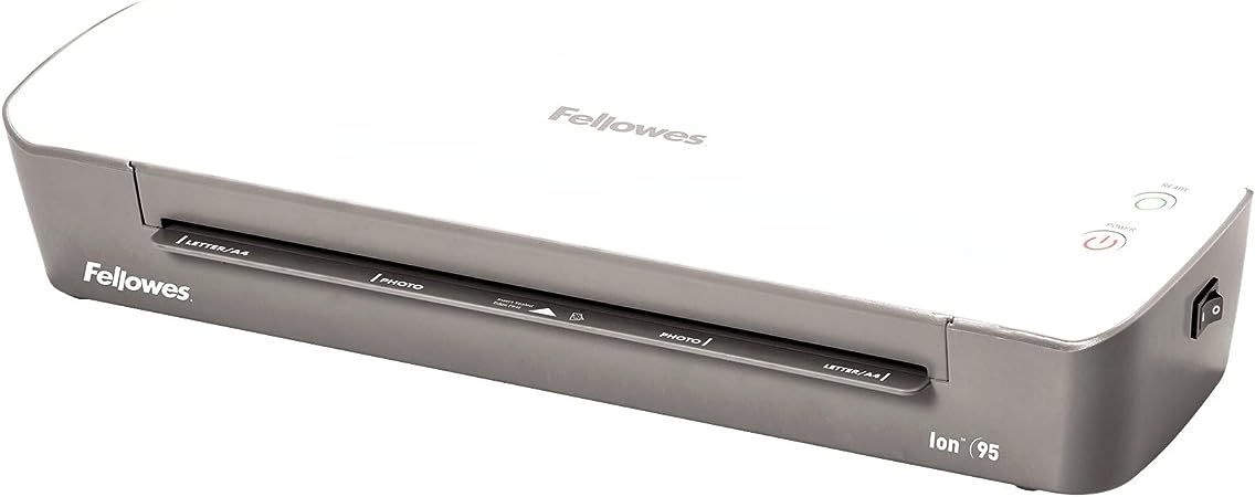 Fellowes Ion 95 Thermal Laminator for Home, School or Office with 15 Pouch Starter Kit, Easy to Use, Quick Warm-Up, Jam-Free (5247201)