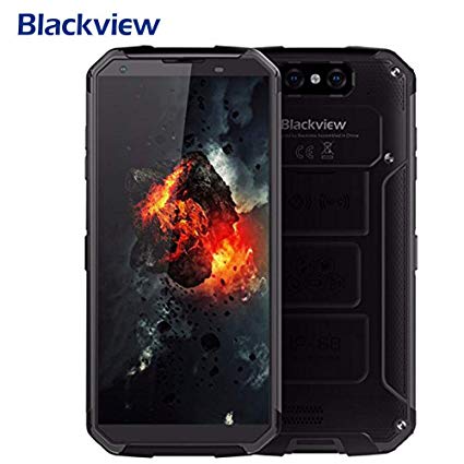 Blackview BV9500-5.7" 18:9 4G Smartphones 10000mAh IP68 MT6763T Waterproof/Shockproof Android 8.1 4GB 64GB NFC Black