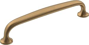 Amerock | Cabinet Pull | Champagne Bronze | 5-1/16 inch (128 mm) Center-to-Center | Renown | 1 Pack | Drawer Pull | Cabinet Handle | Cabinet Hardware