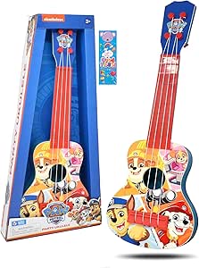 Paw Patrol Kids Toy Ukulele Guitar 4 String for Toddlers Party Guitar Ukulele Play Musical Instrument Mini Children Guitar Beginner for Kids