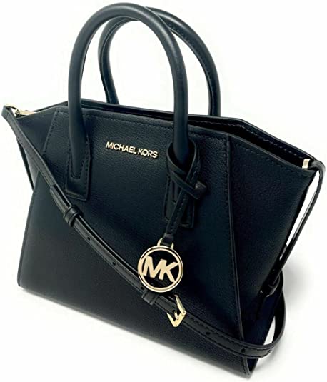 MICHAEL Michael Kors Avril Small Logo Top-Zip Satchel - Black