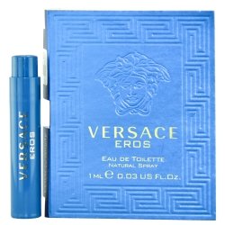 Versace Eros Eau De Toilette Travel Sample Spray Vial .03 Oz/1 Ml