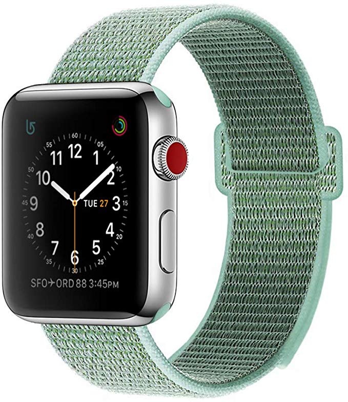 BEA FASHION Sport Bands Compatible with Apple Watch Band 38mm 42mm Soft Breathable Woven Nylon Replacement Band Sport Loop for Apple Watch Series 3 Series 2 Series 1