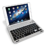 Caseflex Ultra Thin iPad Mini Bluetooth Keyboard With Magnetic Grip Adjustable Holding Stand For iPad Mini Mini 2 Mini 3 and Mini 4