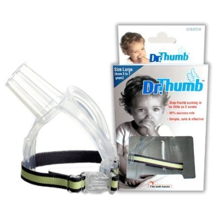 Dr Thumb for Thumb Sucking Prevention and Treatment, Stop Thumb Sucking Today (Large (3-7 years))