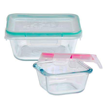 Snapware 4-Piece Total Solution Food Storage Set, Glass